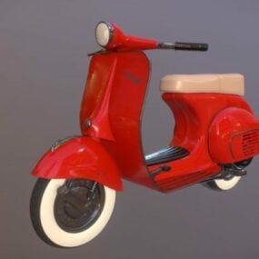 Scooter Vespa 150cc modèle 3D