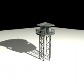 Waakzaamheid Tower Design 3D-model