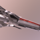 Sci-fi Viper Spaceship