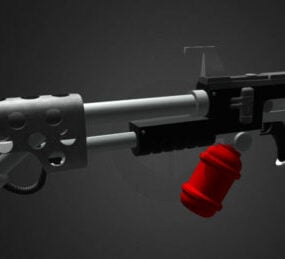 W40k Flamer Gun Weapon 3d model