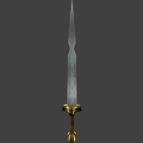 3д модель оружия странствующего меча
