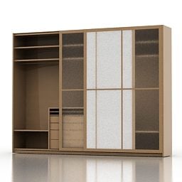Furniture Wardrobe Molteni Design 3d model