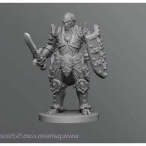 Warforged Character Sculpt 3d model