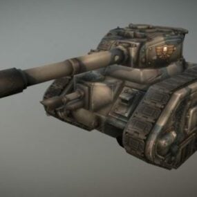 Modelo 3d do tanque de batalha Warhammer