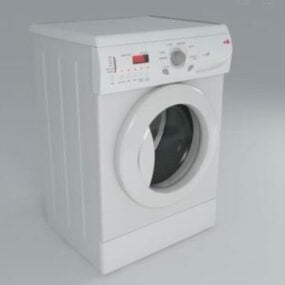 Modelo 3D de máquina de lavar moderna