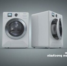 3д модель умного устройства стиральной машины Samsung