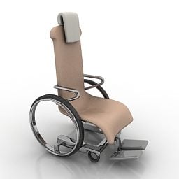 Common Wheelchair 3d model