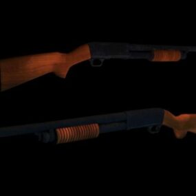 Winchester Rifle Gun 3d model