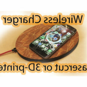 Printable Wireless Charger For Cellphone 3d model