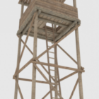 برج برج چوبی قدیمی