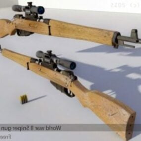 Sniper Gun Typical 3d model