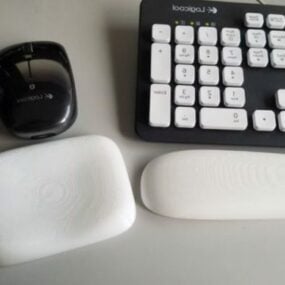 Descanso de pulso para teclado e mouse para impressão Modelo 3D