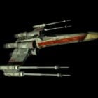 Sci-fi X-wing Statek kosmiczny