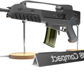 تفنگ کامپکت Xm8 مدل سه بعدی
