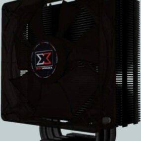 3д модель процессорного кулера Xigmatek Dark Knight