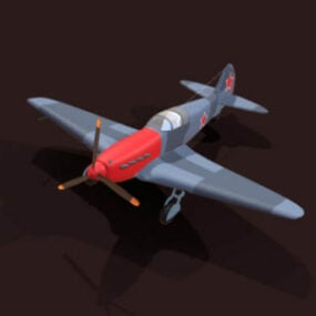 Modelo 3D da aeronave russa Yakolev