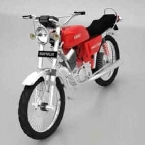 Yamaha Rx 100 Motorcycle 3d model