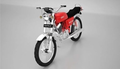 Yamaha Rx 100 Motorcycle Free 3d Model Ma Mb Open3dmodel