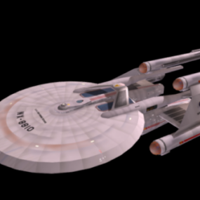 Yamamoto Class Sci-fi Spaceship 3d model