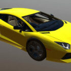 Yellow Lamborghini Super Car