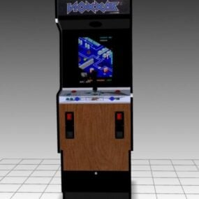 Zaxxon Arcade Machine 3d model