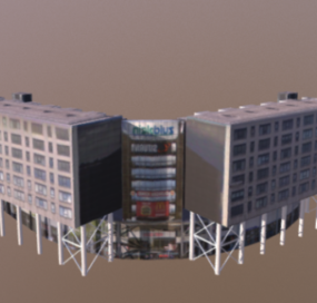 Zuidplein Commercial Building 3d model