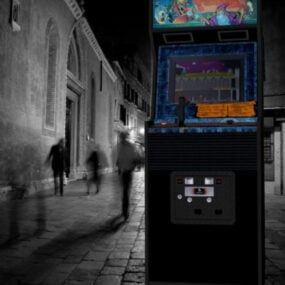 Zwackery Arcade Machine 3d-modell