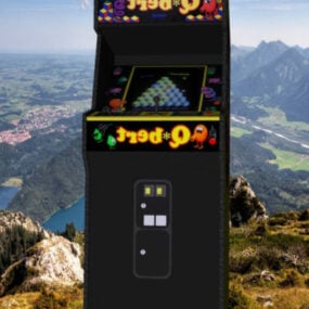 Qbert Arcade Machine 3d model