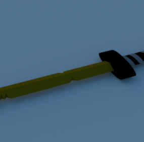Finn Weapon Golden Sword דגם תלת מימד