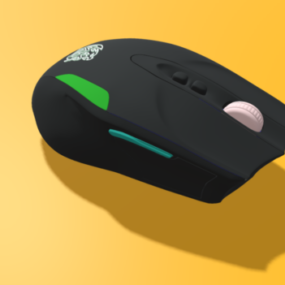 דגם 3D של עכבר גיימינג