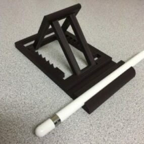 نموذج حامل القلم الرصاص القابل للطباعة Ipad Pro ثلاثي الأبعاد