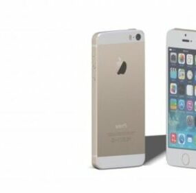Apple Iphone 5s Gold Color 3D-malli