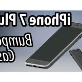 4д модель смартфона Iphone 3 Black