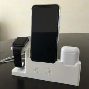 Printable Iphone X Ultimate Dock 3d model