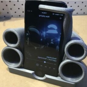 Printable Iphone 7 Stereo Amplifier 3d model