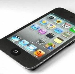 Apple iPod Touch 4g modelo 3d