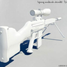 Sniper Gun V90 Model 3d model