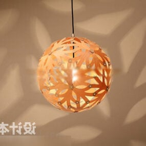 Rotan Lamp Hanglamp 3D-model