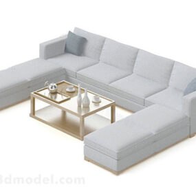Sectional Sofa Combination 3d model