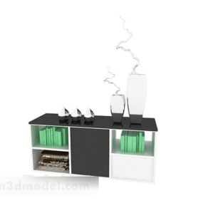Modelo 3D de móveis de estante