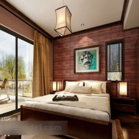 Home Bedroom Modern Interior 3d model