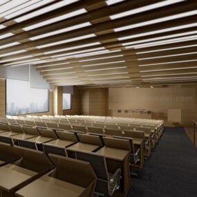 Lecture Hall Interior 3d model