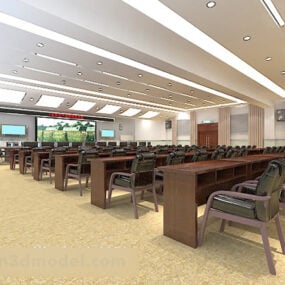Interior de la sala de conferencias V1 modelo 3d