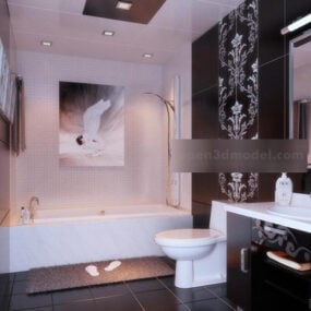 Toilet Interior V3 3d model