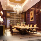 European Luxury Restaurant Interior V1