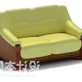 2-sits soffa 3d-modell
