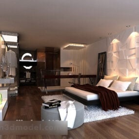 Bedroom Interior V4 3d model