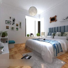 Bedroom Overall Interior V1 3d model