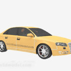 Yellow Sedan Car