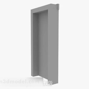 Απλή Ξύλινη Πόρτα V1 3d μοντέλο
